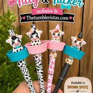 Exclusive Silicone Tilly the cow (1 bead per pack)