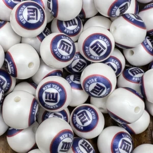 16mm Exclusive New York Giants Bubblegum Bead