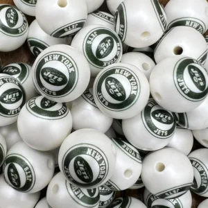 16mm Exclusive New York Jets Bubblegum Bead
