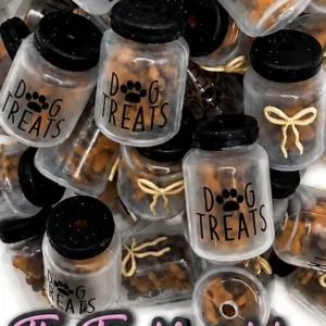 Exclusive Silicone 3D Dog Treat or dog biscuit Jars focal bead (1 or 2 bead packages)