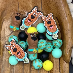 Exclusive Silicone Scooby Focal and bead mix