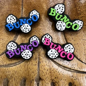 Exclusive Collab Bunco Game focal bead (2 beads per pack)