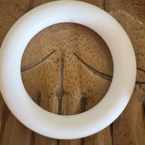65MM Round White Teething