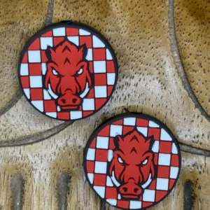 Exclusive Razorbacks focal bead (2 beads per pack)