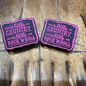 Exclusive Silicone Little country and a Little Rock focal bead (2 beads per pack)