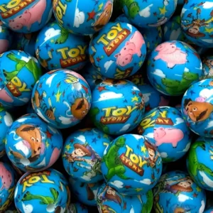 Exclusive 15mm Printed Toy Story silicone bead round