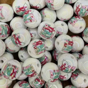 16mm Ab Rn nursing Bubblegum Bead Mix