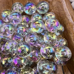 16mm Fashion Clear AB Prad@ Bubblegum Bead Mix (10 beads per pack)
