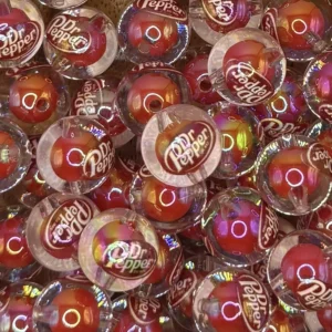 16mm Dr Pepper Bubblegum Bead (10 per pack)