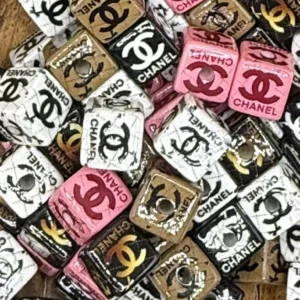 16mm Multicolor CC Fashion Cubes bubblegum bead mix (10 per pack)