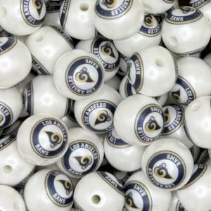 16mm Rams bubblegum bead (10 per pack)