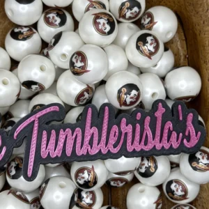 Exclusive 16mm Seminoles Bubblegum Bead (10 beads per pack)