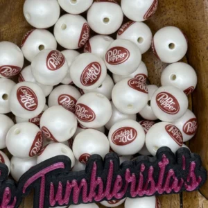 Exclusive 16mm Dr Pepper Bubblegum Bead