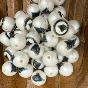 16mm Panthers Bubblegum Bead